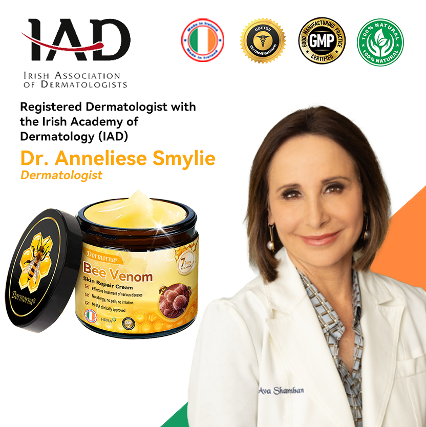(🚚Made and shipped from Ireland✅) 𝐃𝐨𝐫𝐦𝐨𝐫𝐧𝐚®🍀Bee Venom Skin Repair Cream- LAST DAY 70% OFF