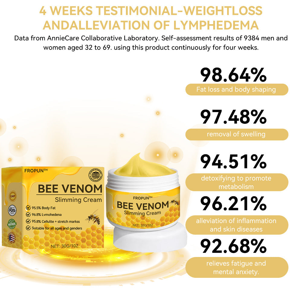 🚀𝑭𝑹𝑶𝑷𝑼𝑵™ Bee Venom Slimming Cream⭐(𝒇𝒐𝒓 𝒂𝒍𝒍 𝒍𝒚𝒎𝒑𝒉𝒂𝒕𝒊𝒄 𝒑𝒓𝒐𝒃𝒍𝒆𝒎𝒔 𝒂𝒏𝒅 𝒐𝒃𝒆𝒔𝒊𝒕𝒚)