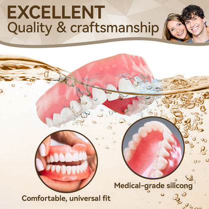 𝐇𝐢𝐝𝐨𝐧𝐞® 🐼🐼- 𝐏𝐫𝐞𝐦𝐢𝐮𝐦 𝐃𝐞𝐧𝐭𝐮𝐫𝐞- (✨Suitable for all mouth shapes, custom-made dentures for a perfect fit✨）